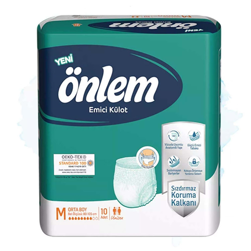 Önlem Orta Boy Külotlu Hasta Bezi 10Lu