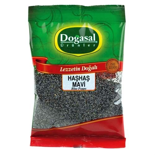 Doğasal Haşhaş Mavi 60 Gr