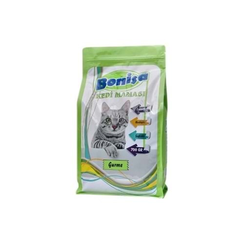 Bonisa Gurme Kedi Yemi 700 Gr