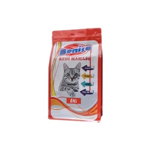 Bonisa Etli Kedi Yemi 500 + 200 Gr