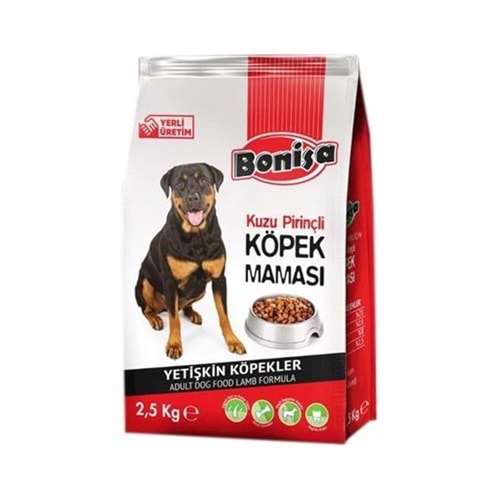 Bonisa Kuzulu Ve Pirinçli Yetişkin Köpek Yemi 2.5 Kg