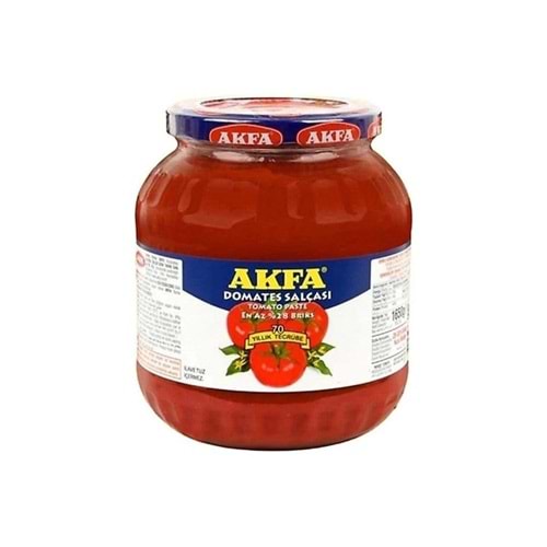 Akfa Domates Salçası 1700 Gr Cam