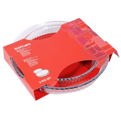 Paşabahçe 159022 Yuvarlak 2 Li Tepsi Borcam Set