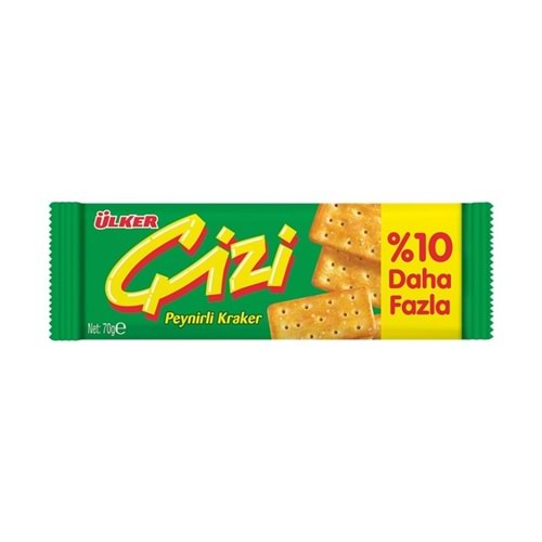 Ülker Çizi Kraker Bisküvi Peynirli 70 Gr