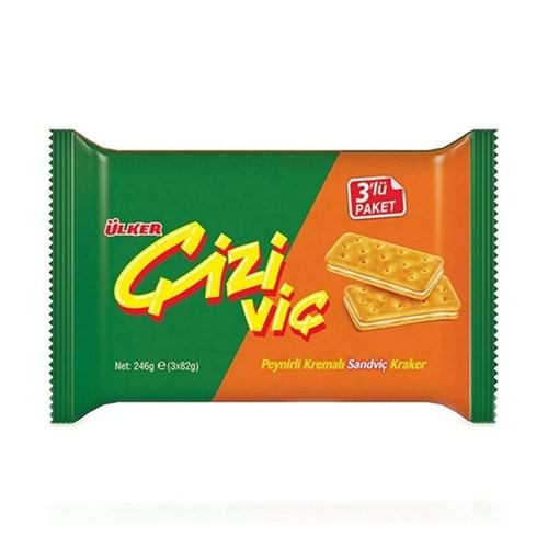 Ülker Çiziviç Peynirli Sandviç Kraker 4 Lü Paket 328 Gr