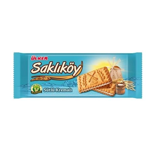 Ülker Saklıköy Kremalı Sütlü Bisküvi 100 Gr