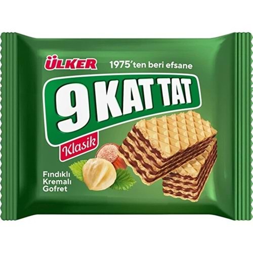Ülker 9 Kat Tat Fındıklı Kremalı Gofret 39 Gr