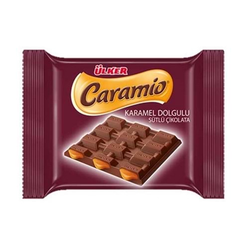 Ülker Caramio Karamel Dolgulu Kare Çikolata 55 Gr