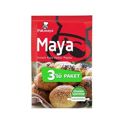 Pakmaya Kuru Maya 3 Lü 30 Gr