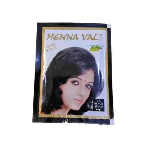 Henna Vals Hint Kınası Siyah 10 Gr