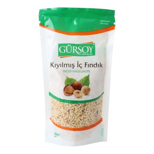 Gürsoy Kıyılmış Fındık Kavrulmus Doypack 100 Gr