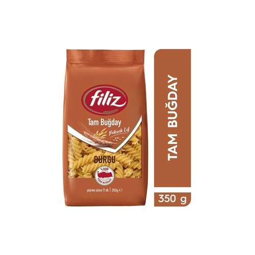 Filiz Tam Buğday Burgu Makarna 350 Gr