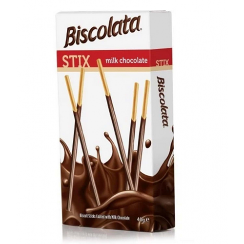 Şölen Biscolata Stix Sütlü Çikolata Kaplı Çubuk Bisküvi 27.5 Gr