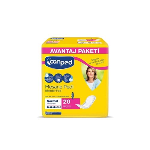Canped Mesane Pedi Avantaj Paket Normal 20 Adet