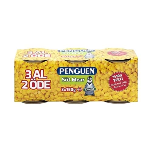Penguen Süt Mısır 3 Al 2 Öde 150 Gr
