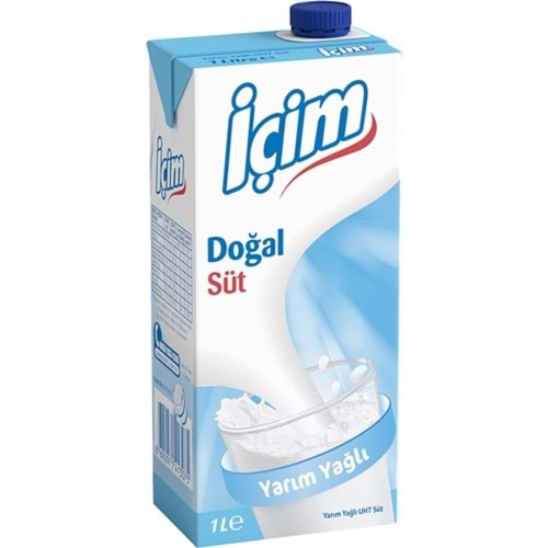 İçim Süt Yarım Yağlı 1 Lt