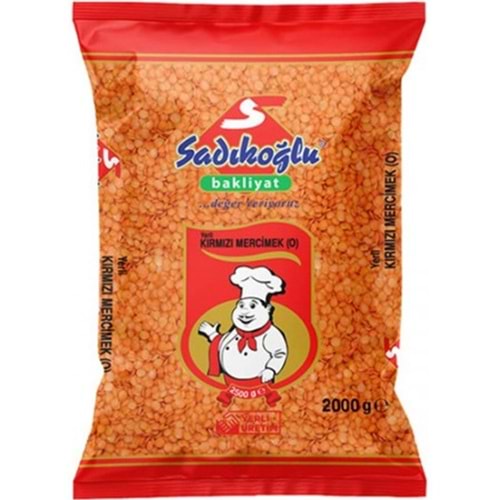 Sadıkoğlu Kırmızı Mercimek 2 Kg
