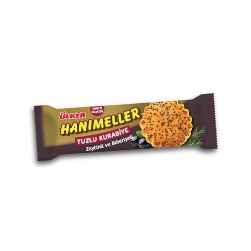 Ülker Hanımeller Tuzlu Kurabiye Zeytin Biberiyeli 81 Gr