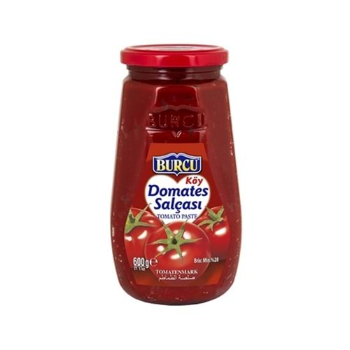 Burcu Domates Salçası 600 Gr Cam