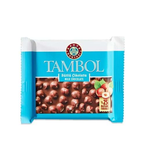 Kahve Dünyası Tambol Fındıklı Sütlü Tablet Çikolata 77 Gr
