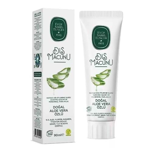 Eyüp Sabri Tuncer Diş Macunu Aloe Vera Özlü 90 Ml