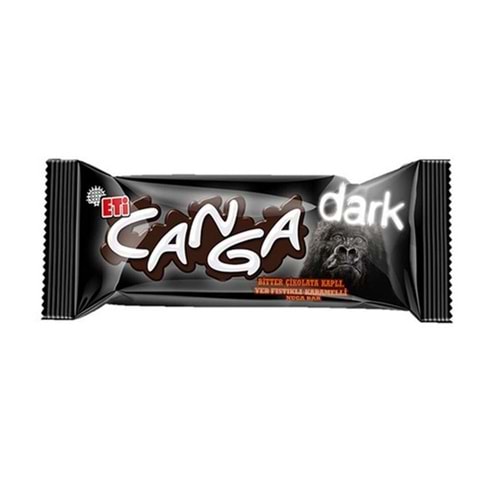 Eti Canga Bitter Çikolata Kaplı Fıstıklı Karamelli Bar 45 Gr
