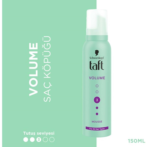 Taft Saç Köpüğü No:3 Yeşil Volume.