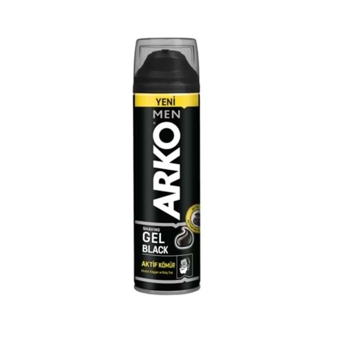 Arko Tıraş Jeli Black 2 In 1 200 Ml