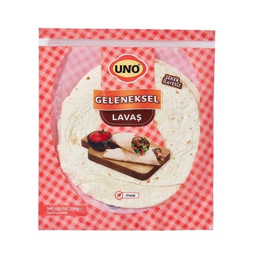 Uno Geleneksel Lavaş 390 Gr Şeker İlavesiz