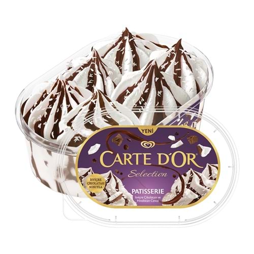 Algida Carte Dor Selection Patisserie İsviçre Çikolatası Hindistan Cevizi 800 Ml