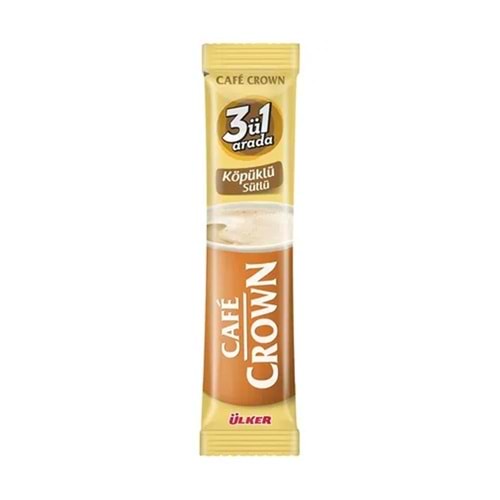 Cafe Crown 3 Ü 1 Arada Sütlü Köpüklü 17.5 Gr