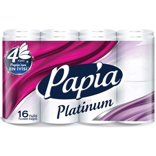Papia Tuvalet Kağıdı Platinum 4 Katlı 16 Lı