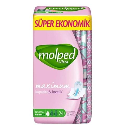 Molped Hijyenik Ped Ultra Normal Süper Eko 24 Lü