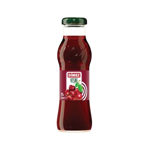 Dimes Vişne Suyu Cam 250 Ml