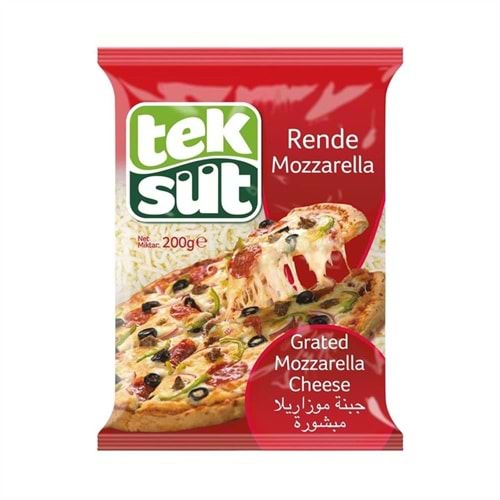 Teksüt Rende Mozzarella Peynir 200 Gr
