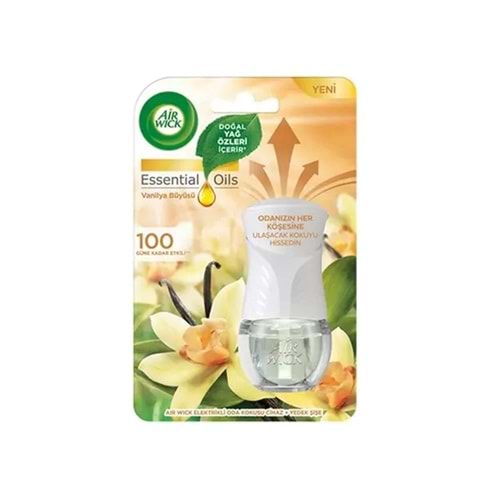 Air Wick Elektrikli Oda Kokusu Vanilyalı Cihaz + Yedek Şişe 19 Ml