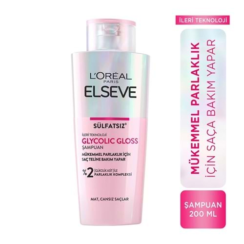 Elseve Şampuan Glycolic Gloss 200 Ml
