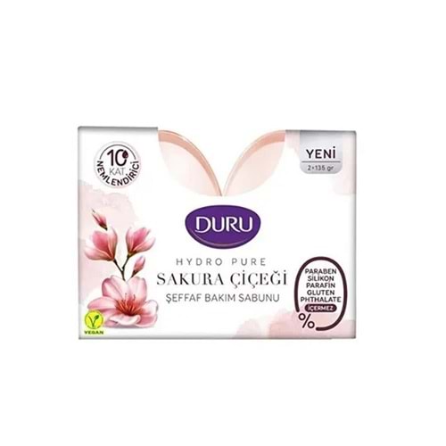 Duru Sabun Hydro Pure Sakura Çiçeği 2 Li 270 Gr