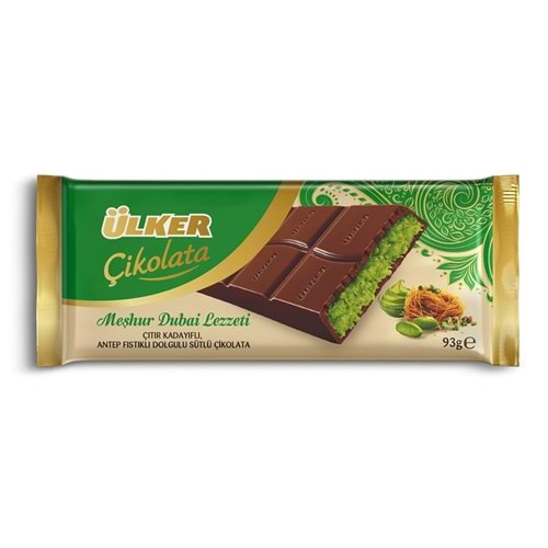 Ülker Dubai Lezzeti Tablet Çikolata 93 Gr
