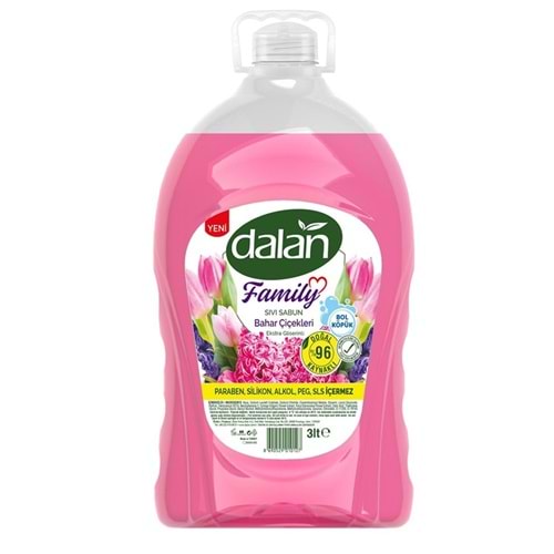Dalan Family Sıvı Sabun Bahar Çiçekleri 3 Lt