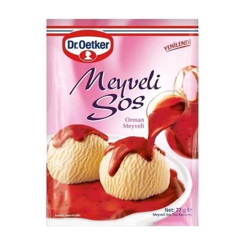 Dr. Oetker Tatlı Sos Meyveli 77 Gr