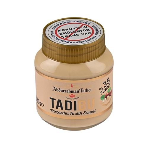 Abdurrahman Tatlıcı Tadıbu Parçacıklı Fındık Ezmesi 330 Gr