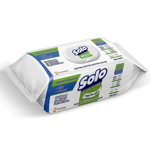 Solo Yüzey Temizleme Havlusu Okaliptus&Çam Esintisi 100 Lü