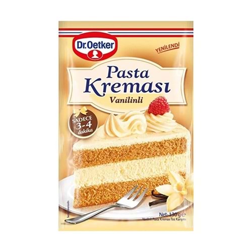 Dr. Oetker Pasta Kreması Vanilinli 130 Gr