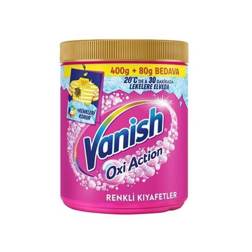 Vanish Pembe Multıpower Toz Leke Çıkarıcı 480 Gr