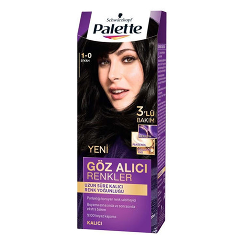 Palette Saç Boyası Icc 1-0 Siyah 50 Ml