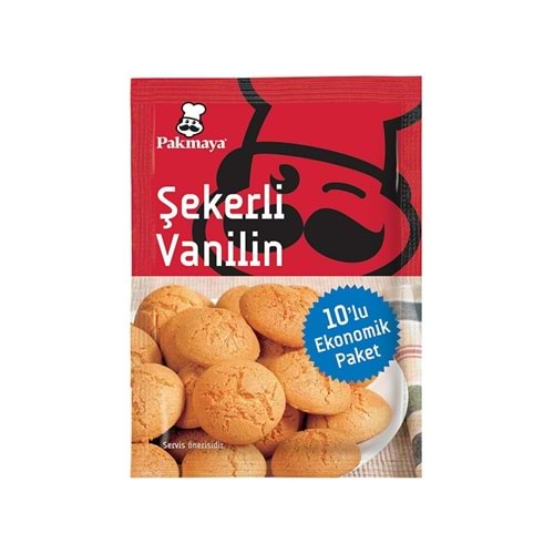 Pakmaya Şekerli Vanilin 10 Lu 50 Gr