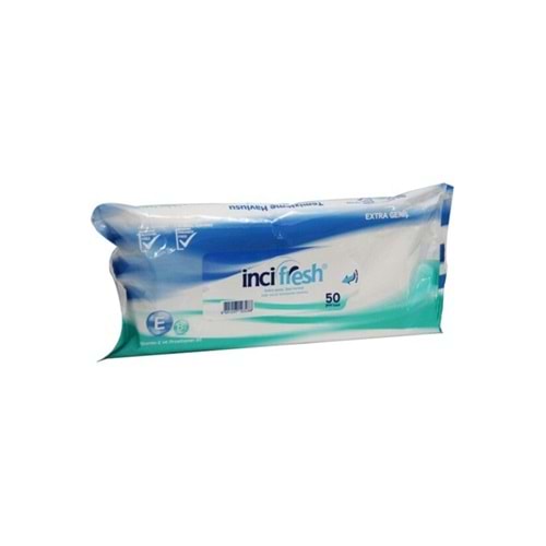 İnci Fresh Islak Vücut Temizleme Havlusu 50 Li