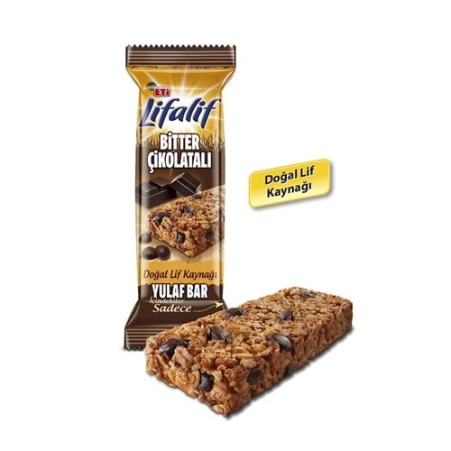Eti Lifalif Bitter Çikolatalı Yulaf Bar 35 Gr
