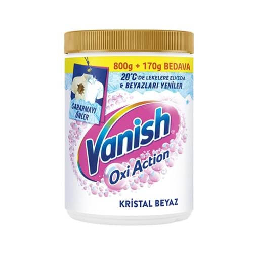Vanish Toz Kristal Beyaz Multipower Leke Çıkarıcı 970 Gr